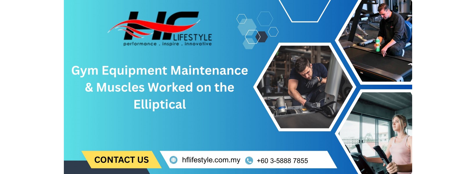 Gym Equipment Maintenance & Muscles Worked on the Elliptical