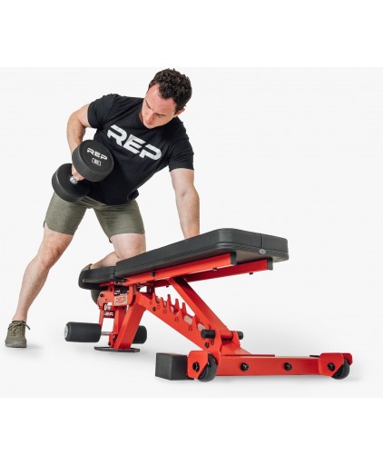 Rep Fitness AB-3000 2.0 FID Adjustable Weight Bench- Black