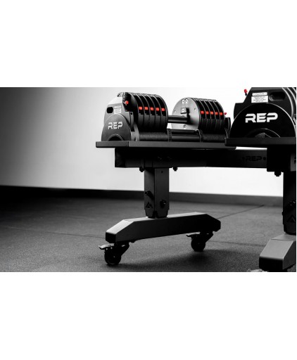 Rep Fitness DBA-7000-01 MAT Adjustable Dumbbell Stand , REPxPEPIN